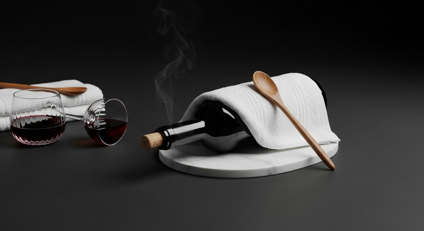 Como abrir vinho sem saca-rolha — guia Larvivaz