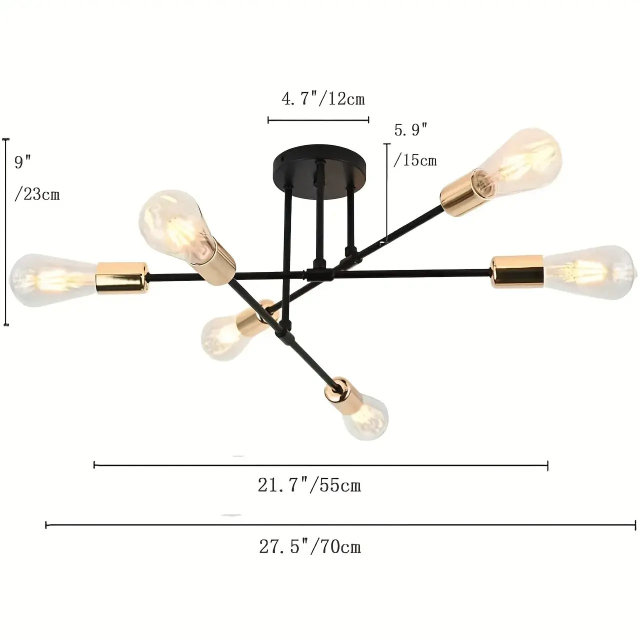 Luminária de Teto Luminis Larvivaz