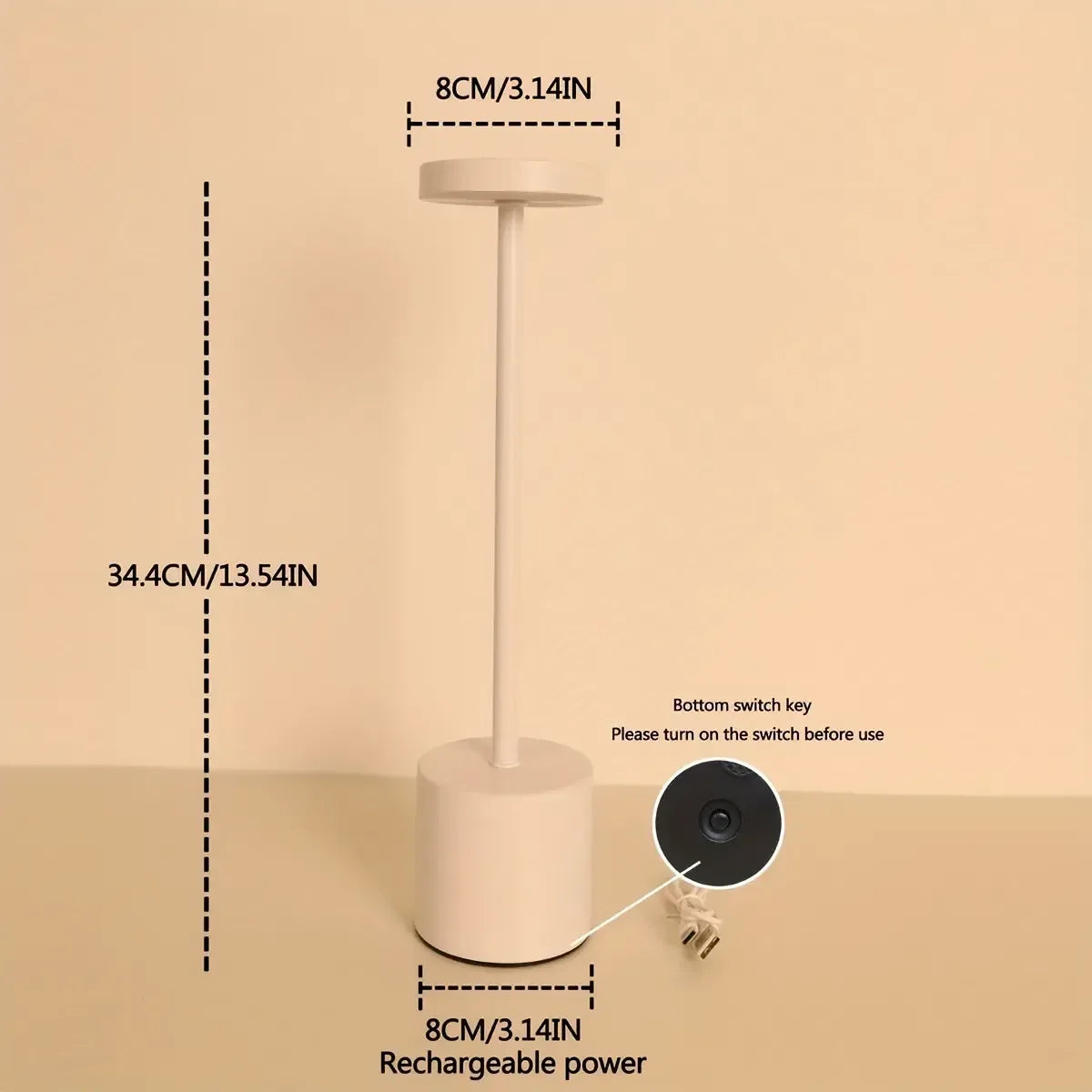 Luminária de Mesa Luzéa Larvivaz